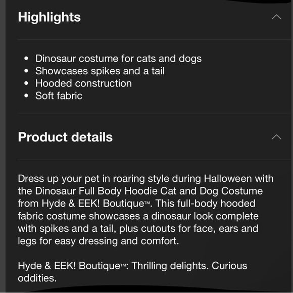 Dog / Cat Dinosaur Costume - Picture 6 of 7